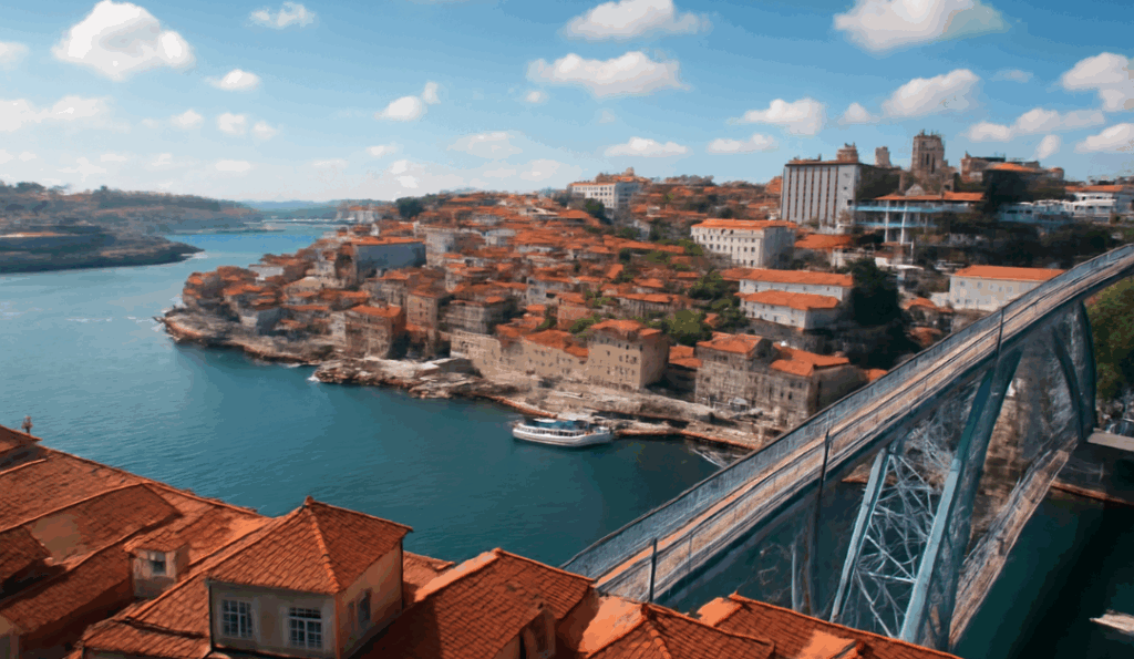 Porto, a top destination in Portugal, famous for its scenic riverside views and historic port wine cellars.