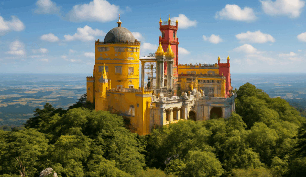 Sintra, one of Portugal's best places to visit, featuring stunning palaces and lush gardens.